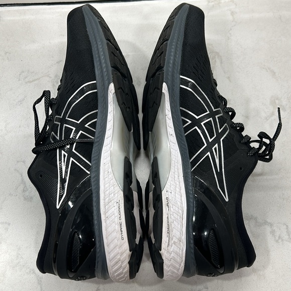 ASICS GEL KAYANO 27 MENS SNEAKERS 13 Extra Wide Black Silver - Picture 7 of 16